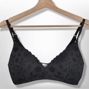 Aerie Wireless Lightly Padded Bra | Black Size 34B
